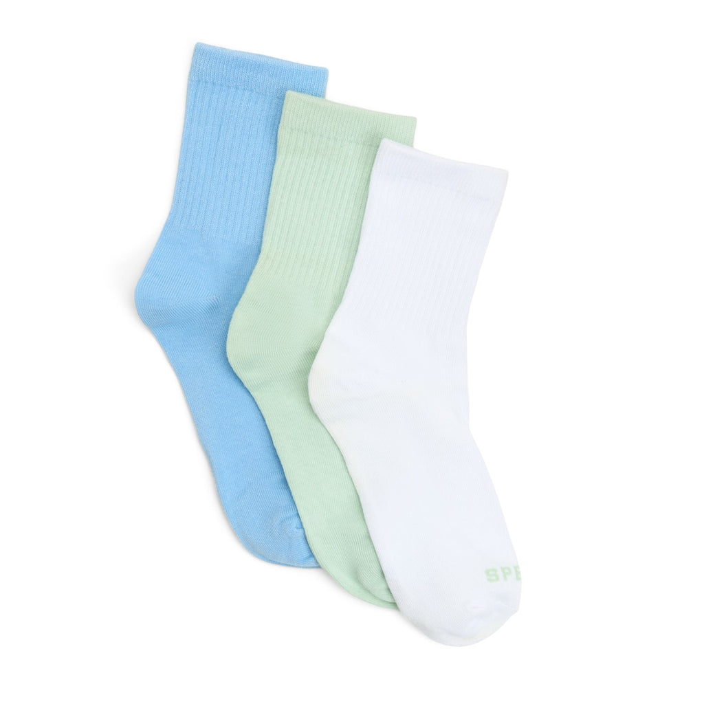 Ladies 3-Pack Short Crew Socks