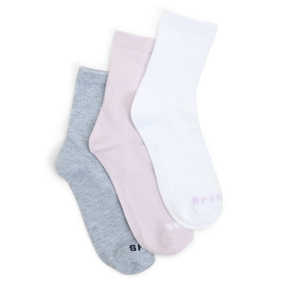 Ladies 3-Pack Short Crew Socks