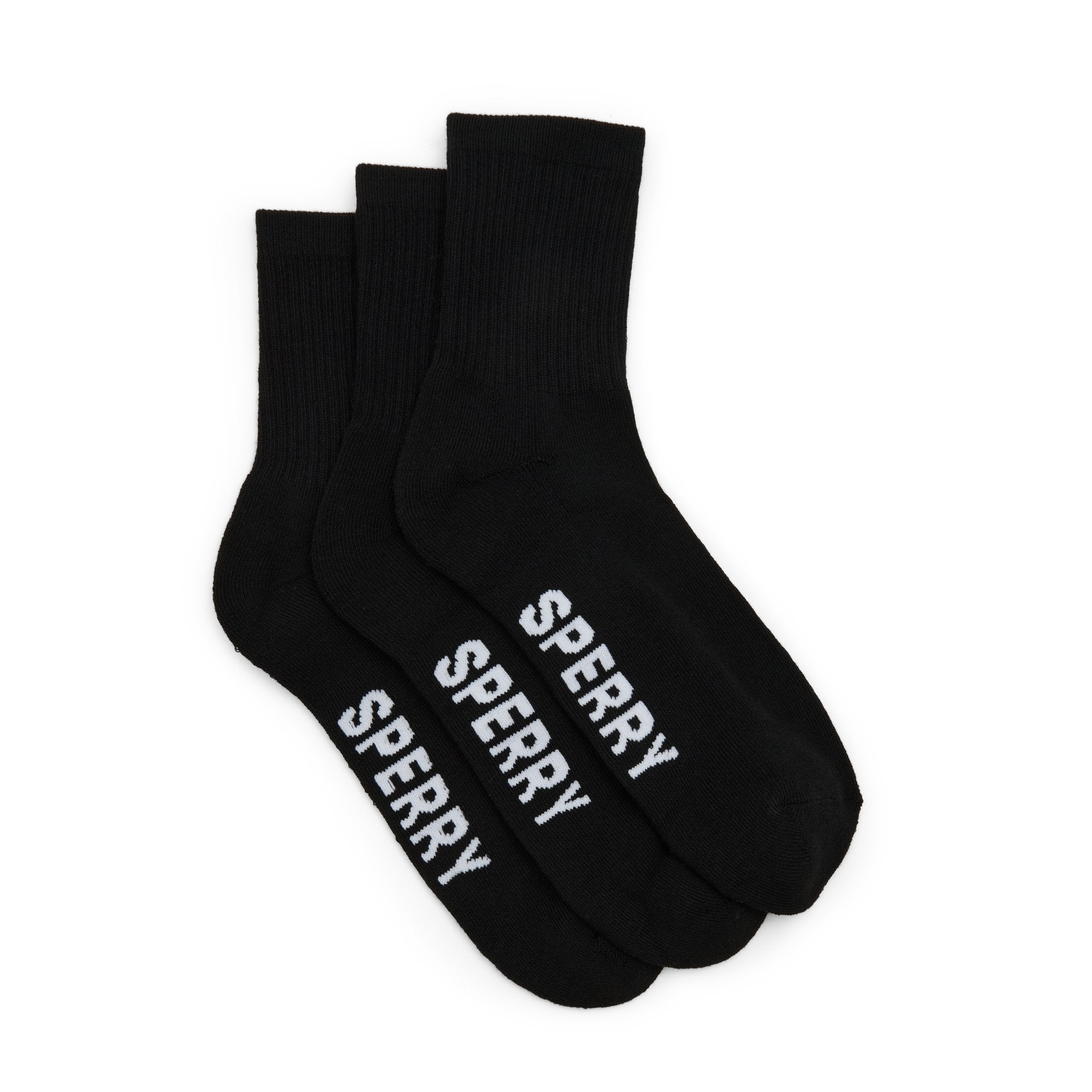 Mens 3-Pack Short Crew Socks