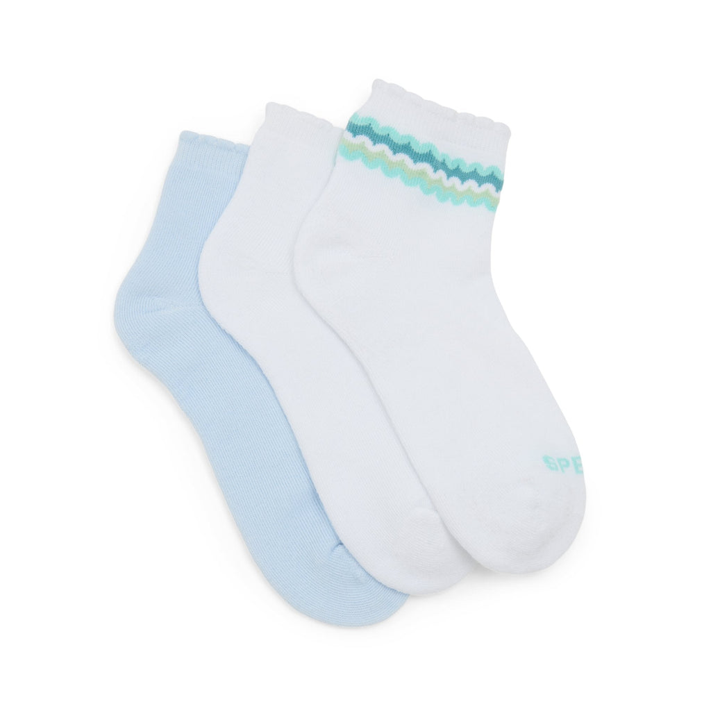 Ladies 3-Pack Quarter Socks